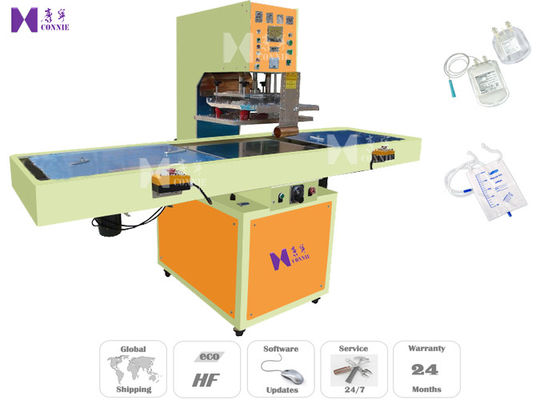 Çin PU Tıbbi Çanta Otomatik Kaynak Makinesi Slayt Tablosu Stili Pnömatik Tahrik Modu Fabrika