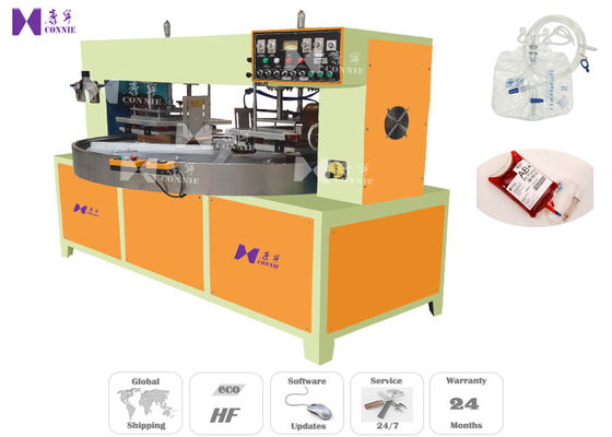 Çin Anti Flaş Sistemli 2100 × 2600 MM Kaynak Alanlı Yüksek Frekanslı Tıbbi Torba Yapma Makinesi Fabrika